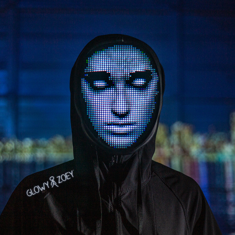 Magic LED Face-Changer Mask